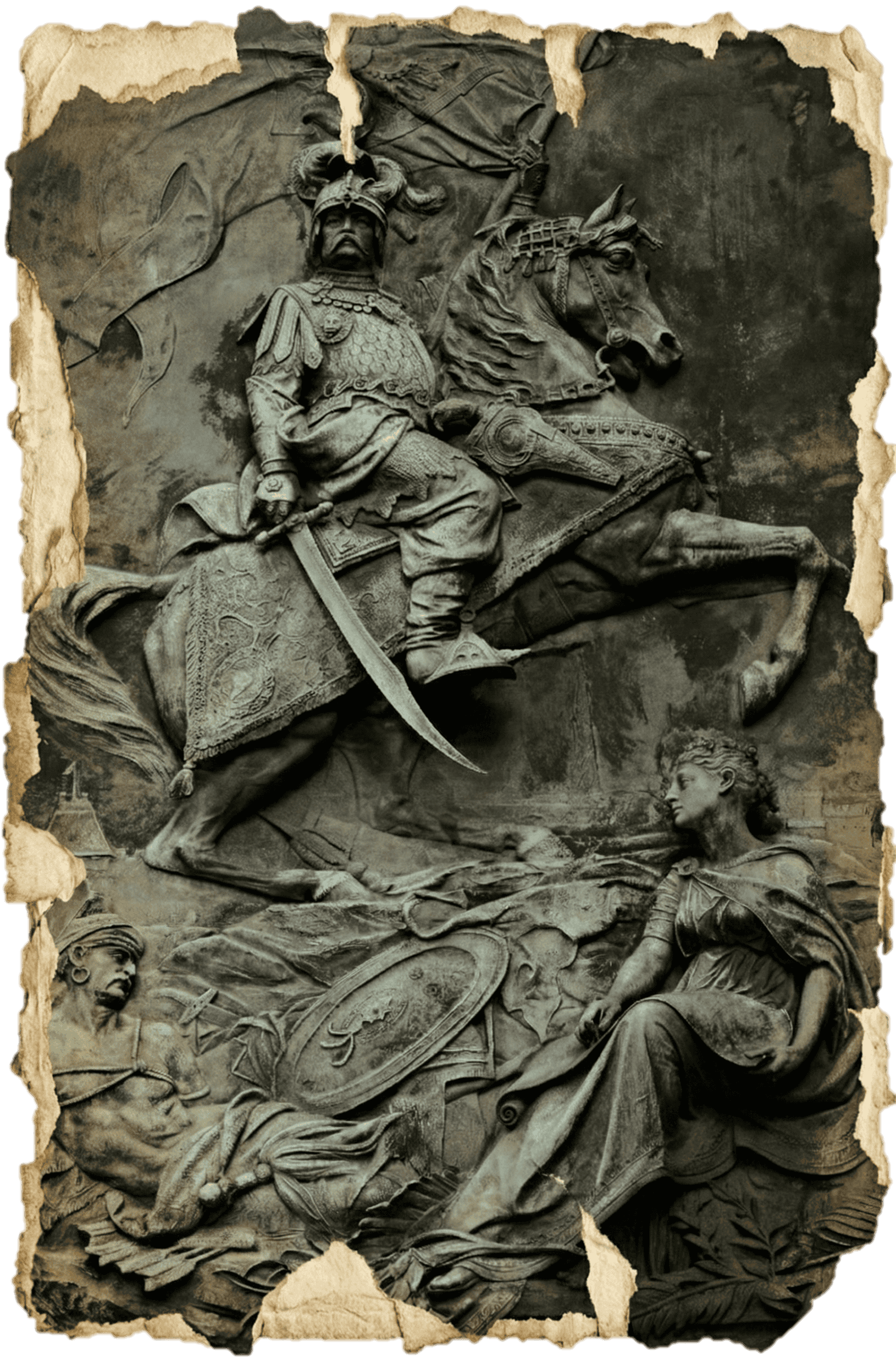 Bas-relief of a general